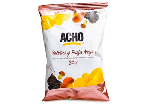 Картофельные чипсы с грибами и черным трюфелем Acho, 130г
