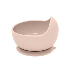 Silikon qab\PETITE&MARS Silicone bowl with suction pad TAKE&MATCH Desert Sand 6m+