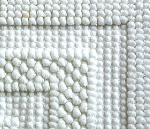 Коврик для ванной 70х120 Luxberry Универсальный белый