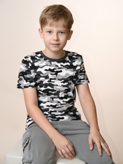 Футболка для мальчика камуфляжная