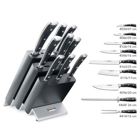 Набор ножей 9шт и подставка Wuesthof Classic Ikon