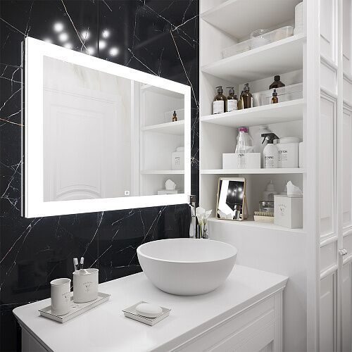 Светодиодная лента-оформление зеркал в ванной комнате
