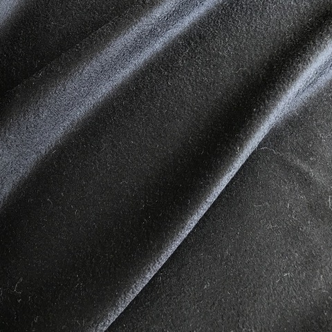 Ткань пальтовая Loro Piano черный цвет 3038