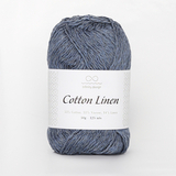 Пряжа Infinity Cotton Linen 6061 темный серо-голубой