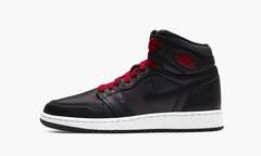 Air Jordan 1 High Retro GS "Black Satin / Gym Red"