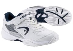 Детские теннисные кроссовки Head Sprint Velcro 3.0 - white/blueberry