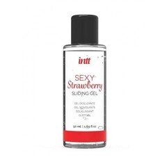 Набор от Intt DOUBLE FUN: вибропуля и лубрикант с клубничным ароматом, 50 мл