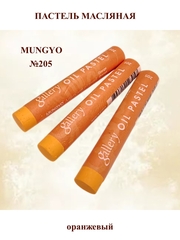 Пастель масляная мягкая профессиональная MUNGYO Gallery №205 Оранжевый (3шт)