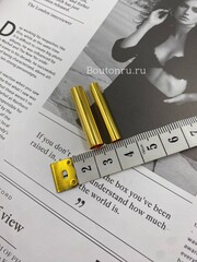 Трубочки для макраме золотистые
