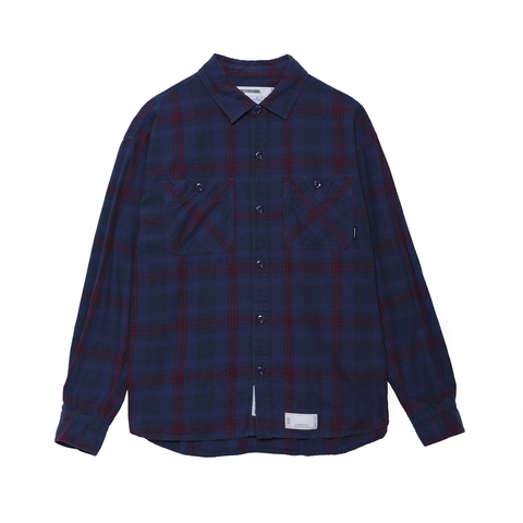 SAVAGE TARTAN CHECK SHIRT LS