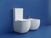 Ceramica Nova CN4001T-B CN4001T-B Напольная пристенная чаша унитаза METROPOL, смыв Торнадо, с сиденьем микролифт, цвет белый