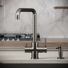 Sancos Vela SC4013GG Смеситель для кухни с краном для фильтрованной воды, цвет: воронёная сталь