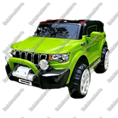 Детский электромобиль "Jeep WRANGLER" зеленый, стандартная комплектация