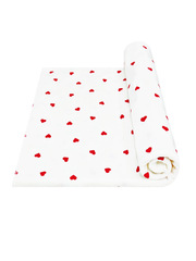 Пеленка Сердечки red (120х95)