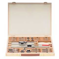 Набор метчиков и плашек M3 -M12 115CrV3 34пр Bucovice(CzTool) 310128