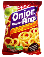 Чипсы Луковые Кольца с Перцем