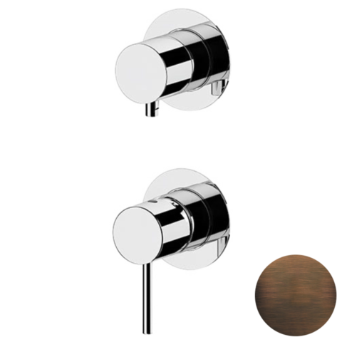 Remer X92PWBBR Смеситель для душа Remer X Style X92PWBBR, бронза масляная