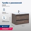 Aquanet 271948 Тумба с раковиной Lino 80 Дуб Веллингтон (271948)