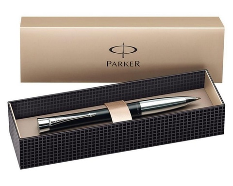 Ручка шариковая Parker Urban K200 London Cab Black CT (S0767130)
