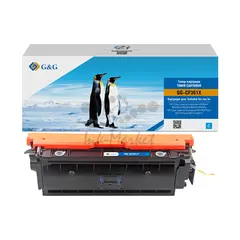 Картридж G&G GG-CF3631X 508X для HP CLJ M552, M553, M577, аналог HP CF361X/508X синий 9.5k с чипом