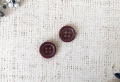 Пуговицы костюмные, d 1,5 см, бордовый