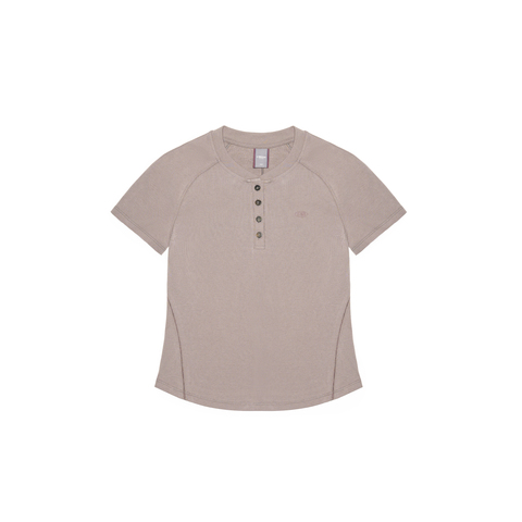 Футболка Blue Monte Henry's Short-Sleeved T-Shirt "Yunzhi Brown" Women's