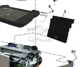 Canon - QM3-3715 - Slideout Paper Output Support Unit - Located on Upper Rear of Printer