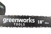 Цепная пила электрическая Greenworks Арт. 20037, 2000 Вт, 46 см — фото 11