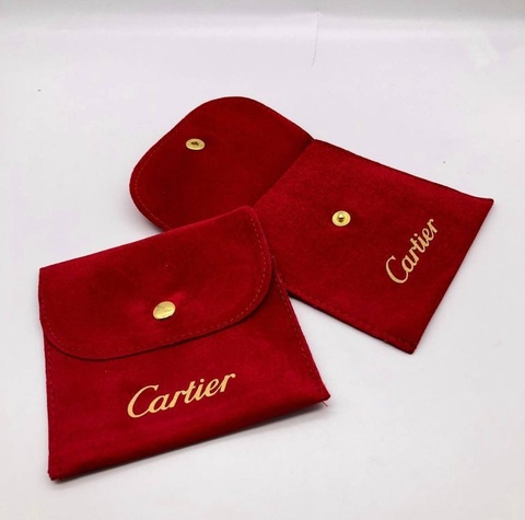 Конверт бархатный на кнопке Cartier