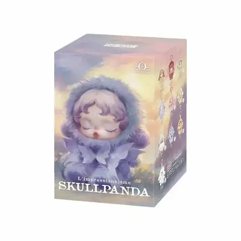 Случайный плюшевый брелок POP MART Skullpanda: L'impressionnisme