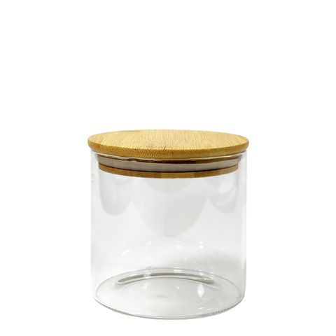 Контейнер для продуктов с крышкой Nässla (600ml.), контейнер-стекло, крышка-бамбук