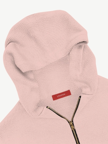 Толстовка на замке из экохлопка