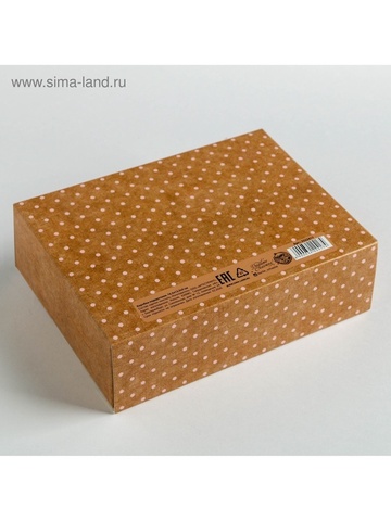 Коробка самосборная одиночная Прямоугольник, 31*24*8 см, «Любимой маме», 1 шт.