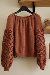 Описание по вязанию пуловера спицами "Lutsak"