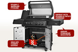 Газовый гриль 4+2 горелки фото №53