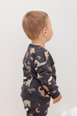 джемпер  для мальчика  КР 302157/графит,динозавры к400