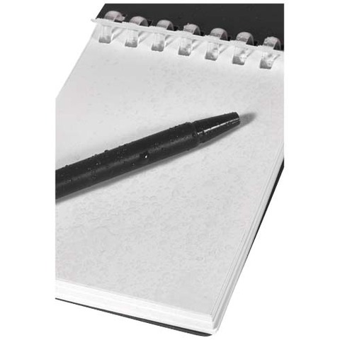 Lig Mini набор из блокнота в мягкой обложке из переработанного пластика и шариковой ручки (синие чернила)