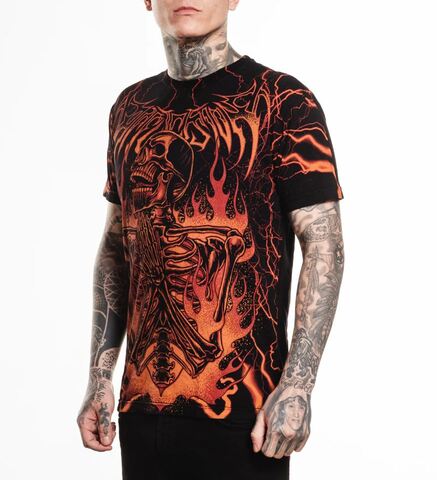 Affliction | Футболка мужская Infernal Nightmare Tee A28401 слева