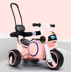 Детский электромотоцикл "Трицикл BKY-188" розовый