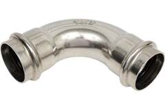 Угольник Valtec 90° вн.-вн. нерж. сталь 42