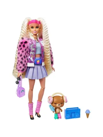 Кукла Барби Экстра Блондинка с хвостиками GYJ77