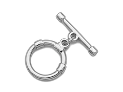 Тогл для украшений Круглый 17мм, сталь