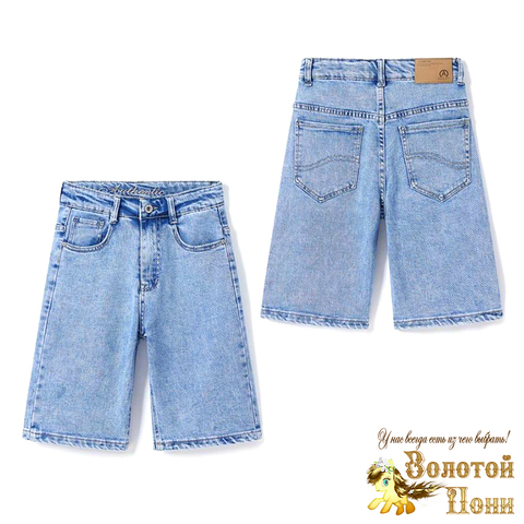 Бриджи джинсовые м (7-12) 260419-QF711