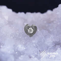 Heart Faceted Crystal