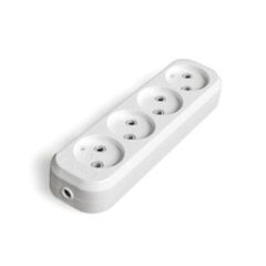 Колодка удлиненная TDM 4гн евро сосна выкл. 1806-0052