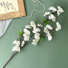 Сакура японская вишня, цвет белый, ветка 64 см, набор 2 ветки.