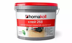 Клей для напольных покрытий, контактный Homakoll 268 3 кг