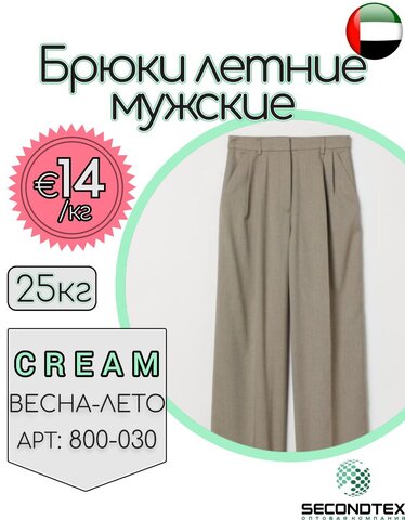 Брюки летние мужские