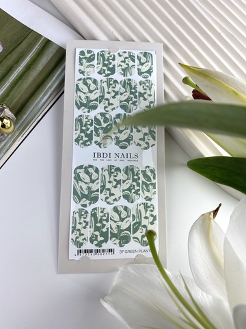 Пленки для маникюра IBDI NAILS 37 GREEN PLANTS
