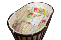 Комплект для кроватки Nuovita "Case", 6 предметов. (verde/зеленый)